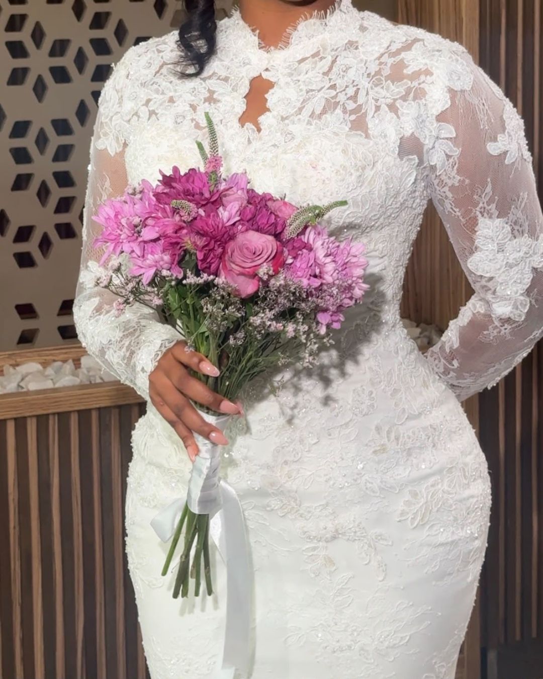 Bridal floral arrangement